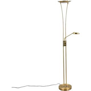 Lindby LED-uplight Eda, højde 180 cm, messing, dæmpbar