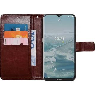 Wallet cover 3-kort Nokia G20 - Brun