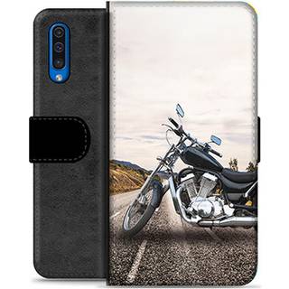 Samsung Galaxy A50 Premium Flip Cover med Pung - Motorcykel