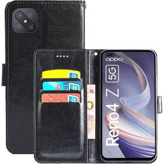 Wallet Cover 3-kort Oppo Reno4 Z 5G  - sort