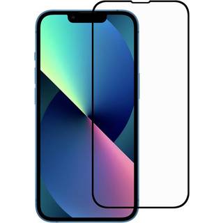 iPhone 14/13 Pro/13 9D Full Cover Skærmbeskyttelse Hærdet Glas - 9H, 0.3mm - Sort Kant