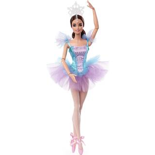 Barbie Signature Doll Ballet ?nsker positiv brunette med ballerina kostume tutu tiara og pointe sko