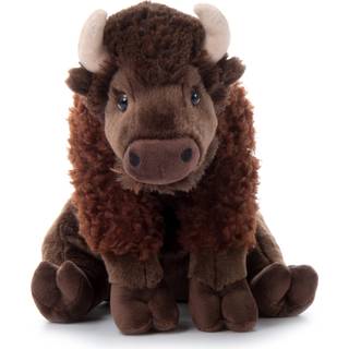 Petting Zoo bison udstoppede dyregaver til b?rn Wild Onez Zoo Animals sidder bison plys leget?j 12 tommer