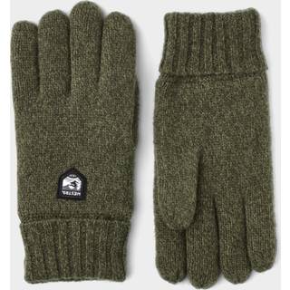 Hestra Basic Wool Glove Handsker størrelse 8 farve olivengrøn