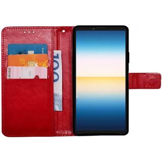 Wallet cover 3-kort Sony Xperia 10 IV - Rød