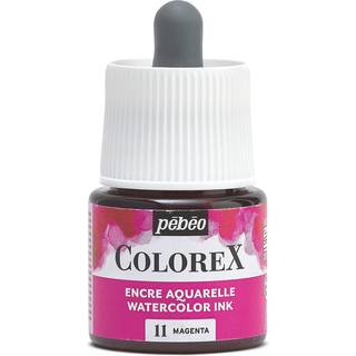 Colorex Watercolor Ink 45 ml Magenta – bøtte med akvarelblæk og pipette