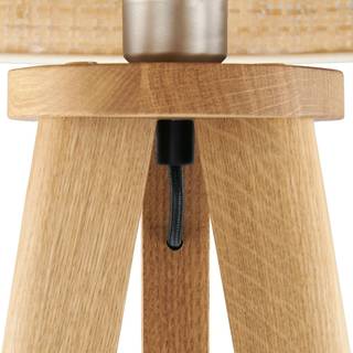 HerzBlut Gulvlampe Elli, Lyst træ, Stue/spisestue, Træ, Skandinavisk, tripodlampe