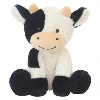 Natureman Cow udstoppet dyrsimulering Soft Plush Cute Cow Doll til Boys Girls Great Birthday Gift 9 inches