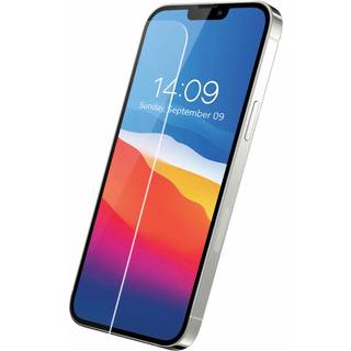 Sandstrøm flad skærmbeskytter i glas til iPhone 12(Pro)/13(Pro)/14/16e - På lager i butik