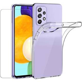 Saii 2-i-1 Samsung Galaxy A52 5G/A52s 5G TPU Cover & Hærdet Glas