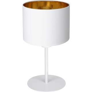 Bordlampe Soho Luminex, Hvid/opal, Stue/spisestue, Tekstil/stof/silke, Moderne