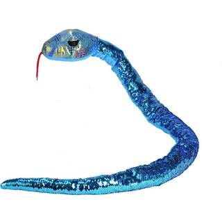 Wild Republic paljett Snake Plush fylld djurplysch leksaksgåvor för barn Teal & Purple 54 """"
