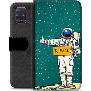 Samsung Galaxy A51 Premium Flip Cover med Pung - Til Mars