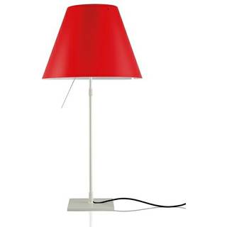 Luceplan - Costanza Bordlampe Alu/Primary Red
