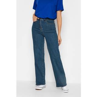 Lts Tall Indigo Blue Stretch Wide Leg Jeans Ex Long > 18 Lts | Tall Women's Wide Leg Jeans - Ex Long 18