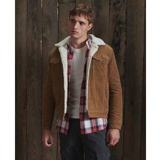 Superdry Highwayman jakke med snøre og sherpafor