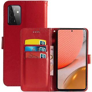 Wallet Cover 3-kort Samsung Galaxy A72 5G  - rød