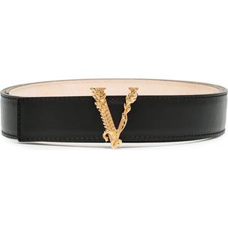 Versace Virtus leather belt - black - 80CM