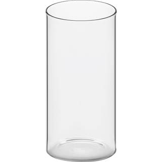 Ichendorf Milano Glassware - 'Cilindro' longdrink glass, set of four in transparent borosilicate glass