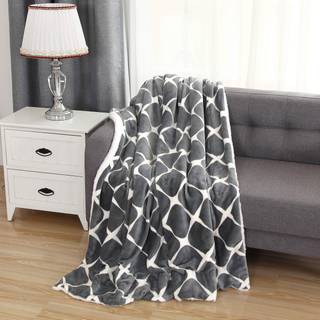 Elegant Comfort Luxury Ultra-Plush Velvet Touch Fleece Throw Bld Varm Hyggelig| Micromink Sherpa-Backing Vendbart tppe til sengesofa og sofa (5