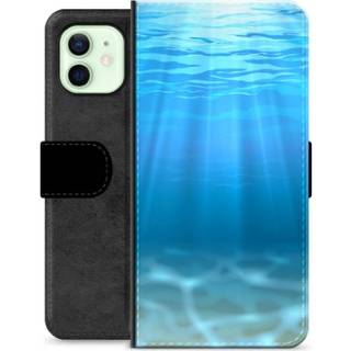 iPhone 12 Premium Flip Cover med Pung - Hav
