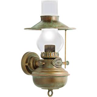 Moretti Luce Væglampe GUADALUPA, dæmpbar, Bronze/messing, Stue/spisestue, Messing, Antik