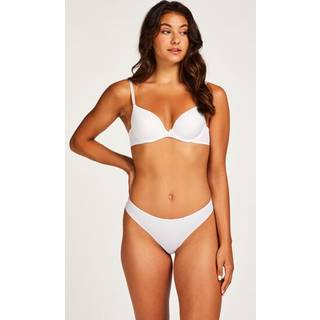 Hunkemöller Usynlig brasiliansk trusse Lace Back Hvid - M