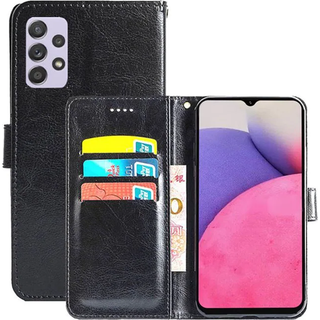 Samsung Galaxy A33 5G Wallet Cover 3-kort  - sort