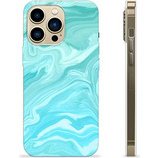 iPhone 13 Pro Max TPU Cover - Blå Marmor