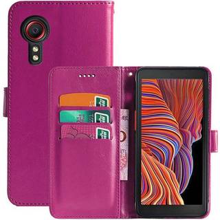 Wallet Cover 3-kort Samsung Galaxy Xcover 5  - lyserød