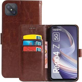 Wallet Cover 3-kort Oppo Reno4 Z 5G  - rød