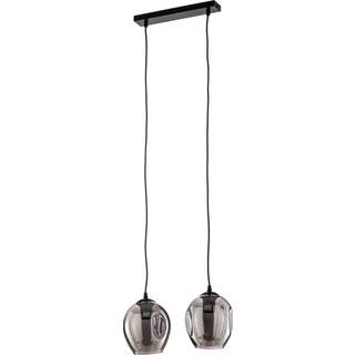 Glas hængelampe Starla EMIBIG LIGHTING, dæmpbar, Sort, Stue/spisestue, Glas, Moderne