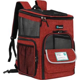 Petami Pet Carrier rygs?k til sm? katte hunde hvalpe | Flyselskab godkendt | Ventileret 4 -vejs indgangssikkerhed og bl?d pudeback support | Samm