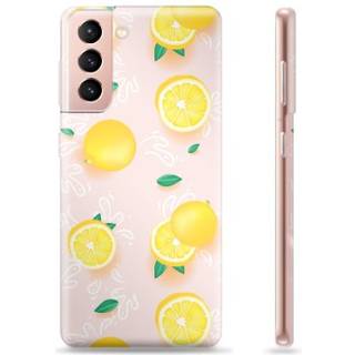 Samsung Galaxy S21 5G TPU Cover - Citron Mønster