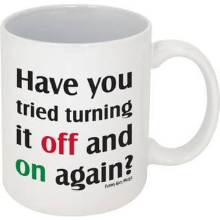 Sjove fyr krus har du prøvet at slukke det og tænde igen? Keramisk kaffekrus - 11oz - Ideel sjov kaffekrus til kvinder og mænd - Hilarious Novelt