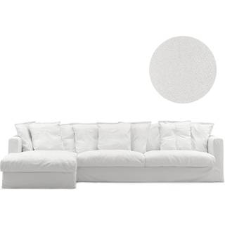Decotique Betræk Til Le Grand Air 3-personers Sofa Divan Venstre t - Møbelbetræk Bomuld Hvid - 11001421