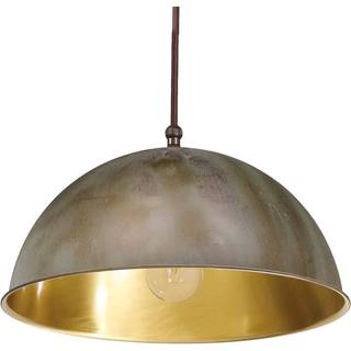 Moretti Luce Hængelampe Circle, dæmpbar, Bronze/messing, Stue/spisestue, Messing, Antik