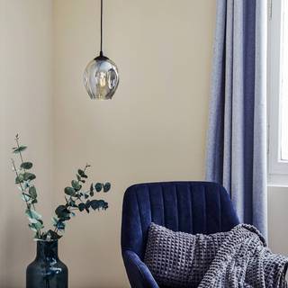 Glas hængelampe Starla EMIBIG LIGHTING, dæmpbar, Sort, Stue/spisestue, Glas, Moderne