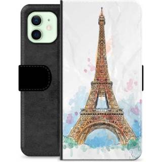 iPhone 12 Premium Flip Cover med Pung - Paris