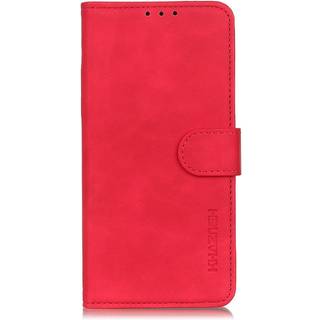 Nokia 1.4 KHAZNEH Imiteret Læder Cover m. Pung - Rød