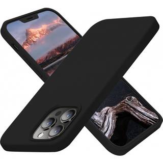 iPhone 11 Pro Max gummibelagt mat sort silikonecover