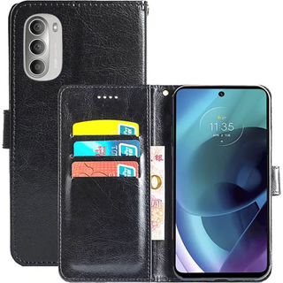 Wallet Cover 3-kort Motorola Moto G51 5G  - sort