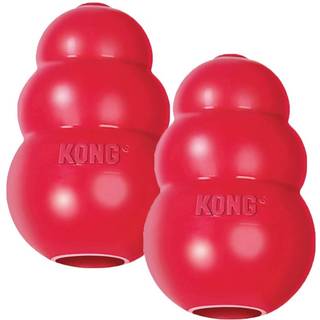 Kong Classic Medium Dog Toy Red Medium Pack på 2