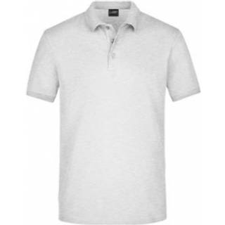 James & Nicholson piqué polo i lysegrå til herre