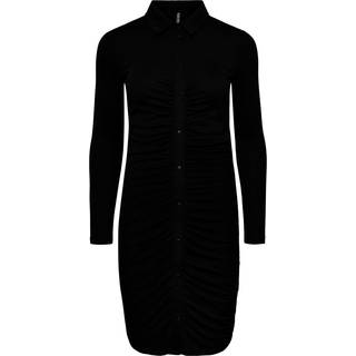 Norma Long Sleeve Dress - Sort - Dame - L - PIECES