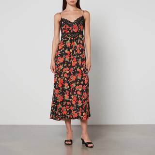Rixo Amora floral printed midi dress - multicoloured - L