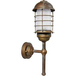 Moretti Luce Udendørs væglampe CARLON, Bronze/messing, Messing, Antik