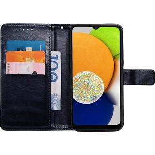 Wallet cover 3-kort Samsung Galaxy A03s - Mørkeblå