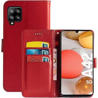 Wallet Cover 3-kort Samsung Galaxy A42  - rød