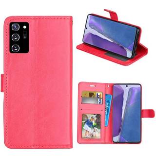 Wallet cover 3-kort Samsung Galaxy Note 20 Ultra  - rød